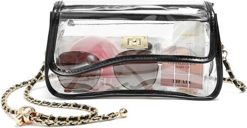 YGR Clear Bag Stadium Event Concert Approved, Transparent Clear Crossbody Purse Shoulder Bag for Women in Kuwait