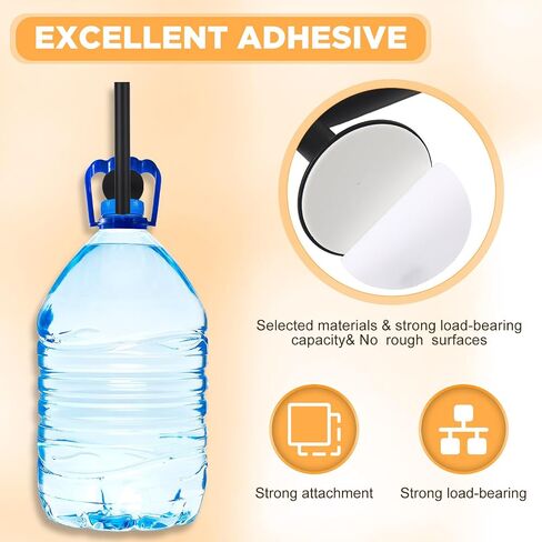 Queekay Self Adhesive Curtain Holdbacks Black Curtain Tiebacks No Nail Holders Tie Backs for Wall Drapes Pull Backs Hooks for Drapes in Saudi Arabia