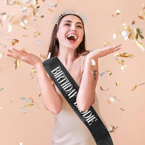 Birthday Baddie Headband and Sash in Kuwait