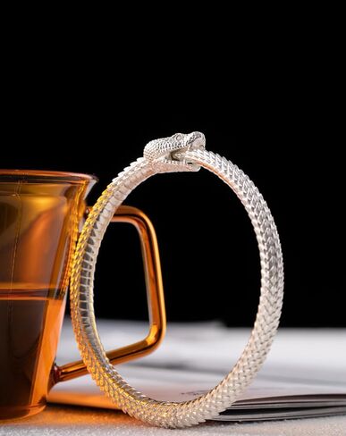 COPPERTIST.WU Ouroboros Bracelet Snake Cuff Bangles Talisman Viking Jewelry Gifts Retro Brass Bracelets for Men Women (4 Sizes) in Saudi Arabia