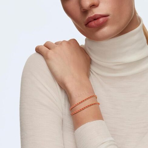 Women's Red Rope Gold Bracelet - 14k Gold Plated Link Bracelets,Hypoallergenic Stainless Steel Adjustable Luck Red Woven Bracelet,Christmas Valentine's Day Birthday Party Trendy Jewelry Gift for Her in Kuwait