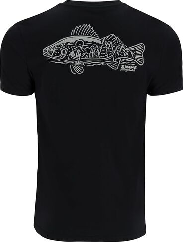 Simms Men's Walleye Scene T-Shirt in Kuwait