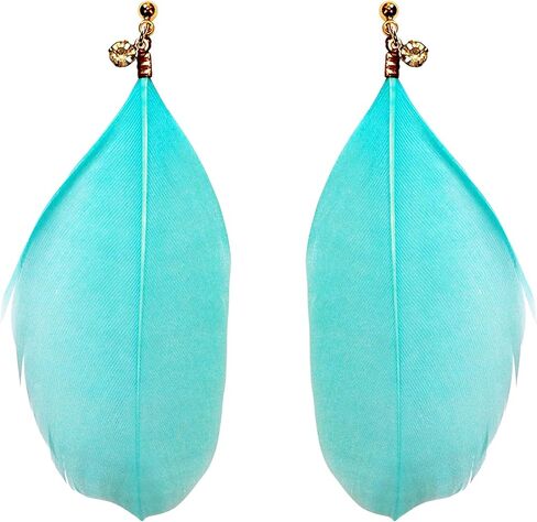 Miyabi Grace Women's Negant Dangle White Black Gold Gold Pink Green Mase غير مرئي على أقراط مريحة غير مثقوبة من ألوان ذهبية مثقوبة مظهر in Kuwait