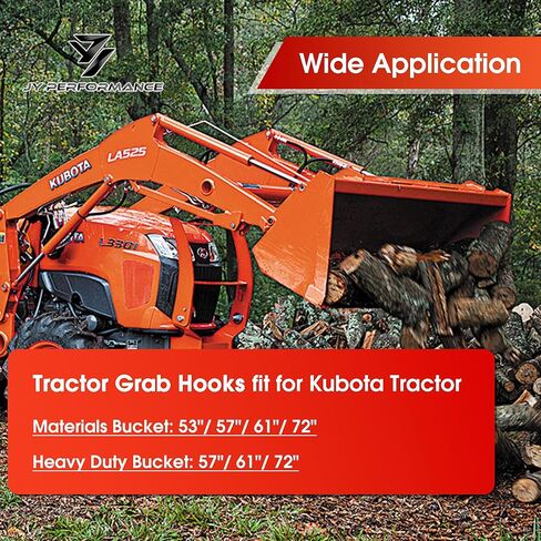JY PERFORMANCE Tractor Grab Hooks Compact Tractor Bucket Hooks Bolt On Compatible with John Deere 1025R 2320 2520 2720 2025R 2032R 2038R 3032E 4010 4100 4110 4115 in Kuwait