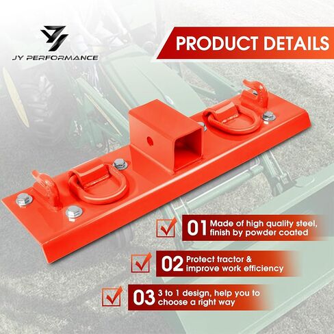 JY PERFORMANCE Tractor Grab Hooks Compact Tractor Bucket Hooks Bolt On Compatible with John Deere 1025R 2320 2520 2720 2025R 2032R 2038R 3032E 4010 4100 4110 4115 in Kuwait