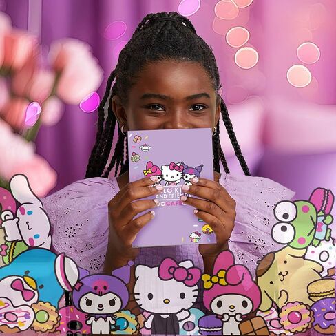 Hello Kitty & Friends Café Multi-Pen Set, 10 Hello Kitty Pens For Kawaii Notebook, Stamps, Erasers & More Sanrio Stationery, Fun Office Supplies, Cute School Supplies, Hello Kitty Merch in Saudi Arabia