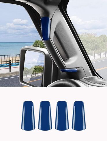 Savadicar Red Interior Accessories - A & B Bailar Grab Bar مقابض تقليم مجموعة 2018-2023 Jeep Wrangler JL JLU 4XE in Kuwait