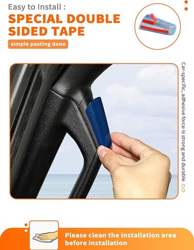 Savadicar Red Interior Accessories - A & B Bailar Grab Bar مقابض تقليم مجموعة 2018-2023 Jeep Wrangler JL JLU 4XE in Kuwait