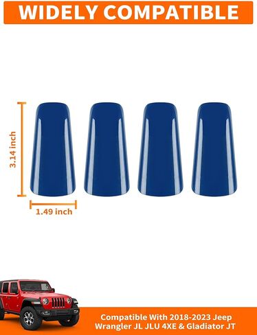 Savadicar Red Interior Accessories - A & B Bailar Grab Bar مقابض تقليم مجموعة 2018-2023 Jeep Wrangler JL JLU 4XE in Kuwait