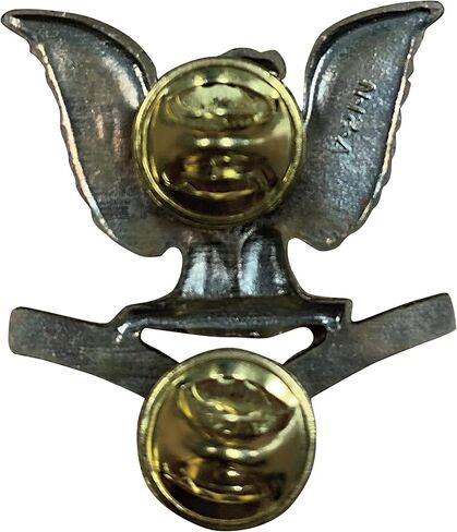 MEDALS OF AMERICA EST. 1976 Navy Collar Device: E4 Seabee - Black Metal Rank Pair in Saudi Arabia
