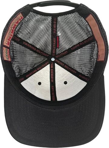 HAWKINS MILITARY MERCHANTS Navy Corpsman Hat Mesh Back Black + Free Sticker in Saudi Arabia
