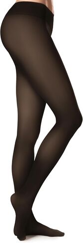Women’s Fleece-Lined Tights - Ultra-Warm Fake Sheer Look Pantyhose Thick Leggings for Winter in Saudi Arabia