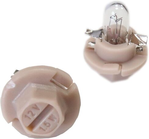 Dashboard Instrument Cluster Bulb(Set of 10pcs) 12V1.5W with Beige/Brown Socket Base Fit for BMW Replace#62111391260 (beige) in Saudi Arabia
