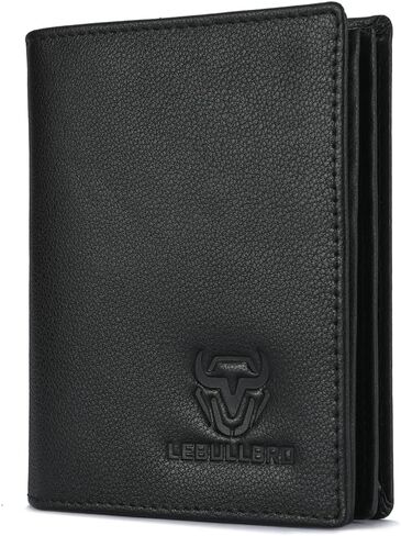 Genuine Leather Bifold Wallet RFID Blocking Wallet Large Capacity Purse Credit Card Holder for Men with 15 Card Slots (Coffee) in Saudi Arabia