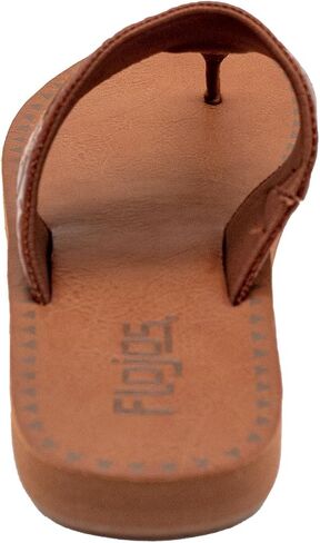 Flojos Grace Women's Hooded Thong Sandal, Tobacco Artisan in Saudi Arabia