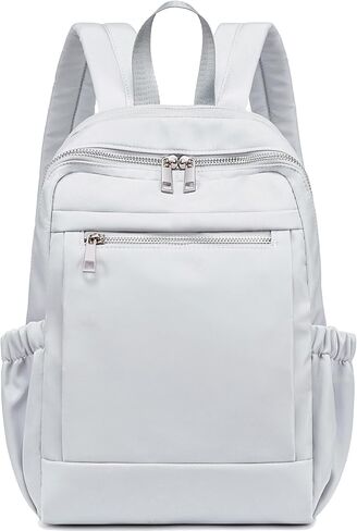 LOIDOU Mini Backpack for Women Small Backpack Purse Lightweight Girls Casual Daypack Bookbag for College School Work Travel, Black(13.7"x11"x4") in Saudi Arabia