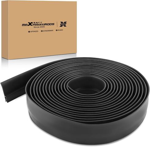maXpeedingrods 018-546 RV Slide Out Clip Rubber Seal Weather Stripping with 2 Wiper for 35 Feet 7/16″ x 3″ for RV Camper Door Window in Saudi Arabia