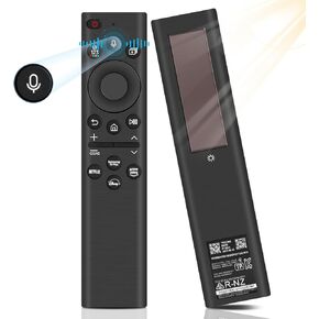BN59-01385A Solar Power Voice Remote Replacement for Samsung Smart TV, Universal Remote Control, Replacement Voice Remote with USB Type-C Compatible with Samsung Remote Control for Smart TV - Black