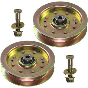 2 Pack 01004101 Pulley استبدال Cub Cadet Idler Pulley 01004101 ، Cub Cadet 01004101 Pulley ، Cub Cadet 02004447 ، 756-04400 for Cub Cadet Z-Force 44 ، Z-Force 48 ، Z-Force 50 ،