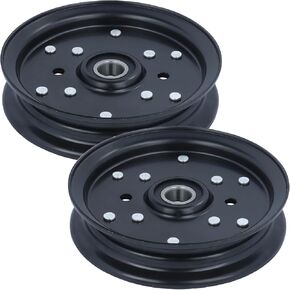 2 Pack 1613098 Idler Pulley يحل محل Hustler 781856 Toro 1-1613098 E613098 John Deere TCA19779 TCA20092 for Exmark Lazer Z E-series 48 52 Toro 79409 Z150 ZX 525 Zx