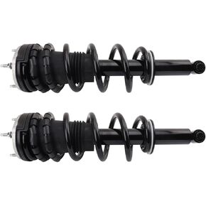 TRQ Rear Shock & Spring Strut Assembly Set Compatible with 21-22 Suburban Tahoe Yukon