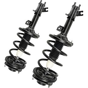 Front Struts and Shocks Complete Assembly Replacement for Santa Fe 2001-2006 2.7L, Struts with Coil Spring Shocks Absorber 171435+171436 2 PCS