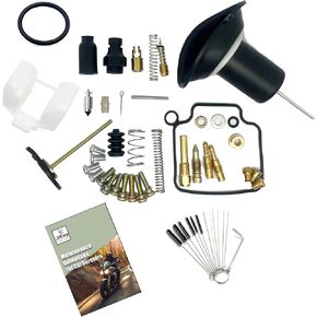 For HMHonda Nighthawk 250/CB250 91-08 Motorcycle Carburetor Repair Kit with Valve-Float and Throttle Valve【JiExp】