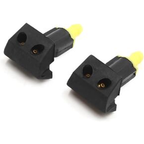 2Pcs Plastic Car Windshield Washer Wiper Water Spray Nozzle for Tiida for Nissan Windshield Washer Nozzle Automotive Parts