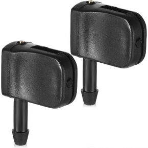 2pcs 3way Car Universal Front Windshield Washield فوهة ، فوهات الفوهة البخارية من الزجاج الأمامي ، استبدال بديل