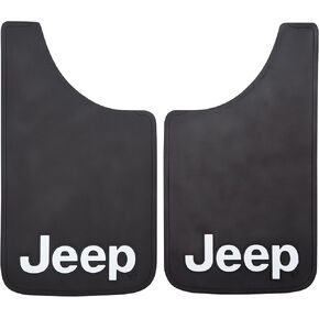 PLASTICOLOR Jeep 11x19 Mud Guards, 11" x 19" Mud Guards (000542R01)