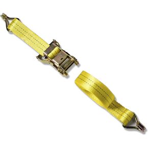 Ratchet Tie-Down Straps W J Hook 1.5x15 4000 رطل السعة الثقيلة للدراجة النارية كاياك شحن القنب Tar Tow Mud Snow RV مقطورة 1.5 "15 قدمًا بواسطة عجلات Alfa (1 PK ، الأسود)