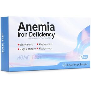 Iron Deficiency Anemia Home Test Kit， Highly Accurate, Easy to Read and use.