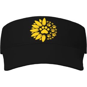 عباد الشمس PAW طباعة الرياضة SUN SUN VISOR قبعات الكرة قابلة للتعديل الفارغ العلوي العلوي غطاء الشمس للرجال النساء