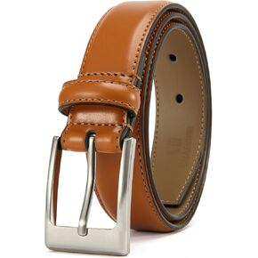 CHAOREN Boys Belt - 1 1/8" Leather Kids Belt for Dress - Perfect Companion to Youth Formal Outfit