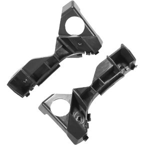 1 Pair Left and Right Side Front Bumper Bracket Bumper Cover Support - Compatible for Toyota Corolla 1.8L L4 - Gas 2003 - 2008 - Replace Part 5211502061, 5211602061