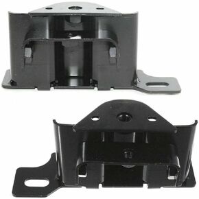 قطع الغيار N GO 2003-2007 Silverado Sierra 1500 Bumper Bracket Pracket Square & Passenger جانب اليسار/اليمين - 12335637 ، 12335636 ، GM1067147 ، GM1066147