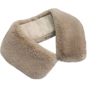 Wenlooy faux Fur Fur Soft Twarer Raid Rabbit Fur Fur Wrap Wrap Stole Fake Twlar Coat Coat