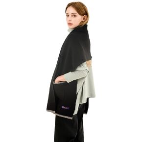 Premium Wool Shawl Wrap Winter Warm Scarf with Pockets Luxurious Knit Cardigan Wedding Shawl for Evening Dress in Saudi Arabia