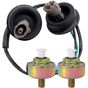 أجهزة استشعار Hisport Knock مع سلك Harness - متوافق مع Cadillac Escalade ESV Ext Cts Cts Express 1500 2500 3500 Silverado 1500 2500 3500 Suburban 1500 2500 GMC Savana 1500 - استبدل 12601822