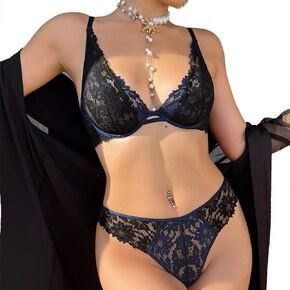 الدانتيل المثير للسيدات underwire streep الملابس الداخلية