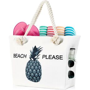Extra Large Beach Bag Tote Bags Women Oversized XL Waterproof Vacation Canvas Personalized