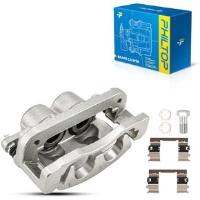PHILTOP Brake Caliper Front Right Compatible with 2008-2018 Chevrolet Silverado 1500 Front Right, 2008-2018 GMC Sierra 1500 Front Right, 2008-2020 Chevrolet Tahoe Front Right, 18-P4918A