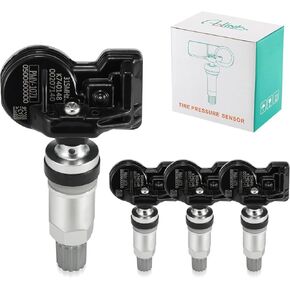 TPMS Tire Pressure Monitoring Sensor 42607-33021 Compatible for Toyota Lexus Scion Pontiac, TPMS for Camry Prius Corolla rav4 Scion Yaris Replaces 42607-33011 PMV-107J 315MHz Set of 4