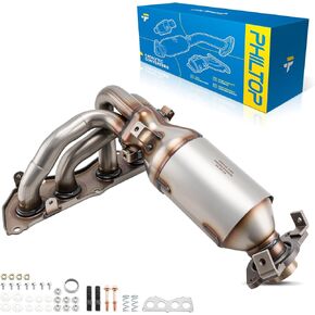 PHILTOP Front High Flow Catalytic Converter Compatible with Toyota Camry 2.5L 2012-2017, Venza 2.7L 2009-2015 Direct-Fit Catalytic Converter Kit 16692, 641489, 41100 (EPA Compliant)