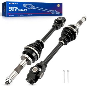 KAX 66-1325 Front CV Axle Shaft Assembly Fit For 2001-2010 Chevrolet Silverado 2500 HD, 2001-2010 GMC Sierra 2500 HD, 2001-2006 Chevrolet Silverado 3500, 2003-2009 Hummer H2, 2 PCS CV Axle