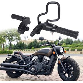 Motorcycle Passenger Foot Pegs for 2015-2024 Indian Scout, Scout Bobber & Rogue - Rear Footrest, Durable Indian Scout Accessories