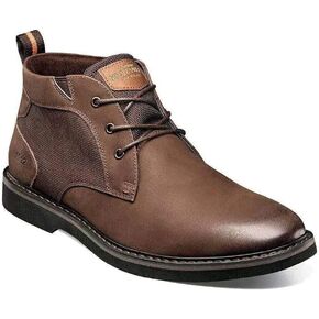 Nunn Bush Denali Plain Toe Chukka Brown Crazy Horse 7 M (D)