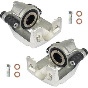 KUSATEC 184858 184859 Rear Disc Brake Caliper with Bracket fit for Ford F-150 2004-2011,Lincoln Mark LT 2006-2011, Both Driver Passenger Side 4L3Z2552AB