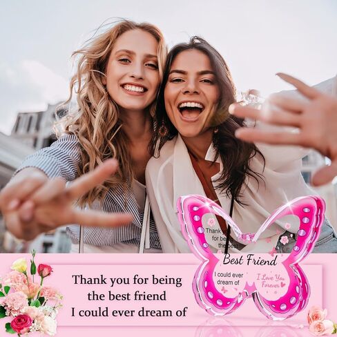 Gifts for Mom, Mom Birthday Gifts from Daughter Son- Acrylic Butterfly Plaque 4.33×3.26×0.47'', Keepsake, Paperweight, Mother's Day Stuff Ideas, Christmas Best Mom Ever Gifts in Kuwait