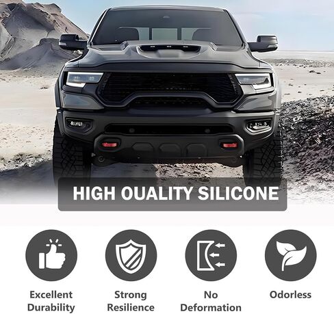 خطافات السحب الأمامية تغطي غطاء السطح المخصص للسيارة المخصصة مع إكسسوارات RAM 1500 2019-2025 (الأزرق) in Kuwait